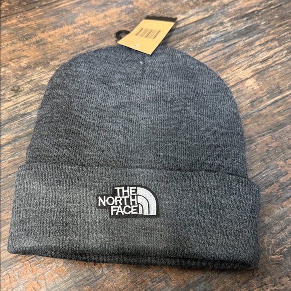 The North Face Other - The North Face Charcoal Gray Beanie Knit Hat